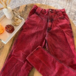 Retro Red Wrangler Jeans